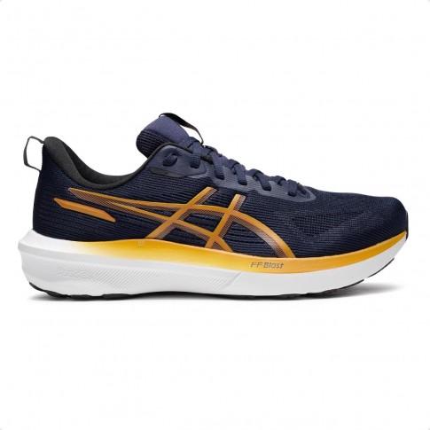Tênis Asics Gt 1000 14 Masculino Marinho / Laranja