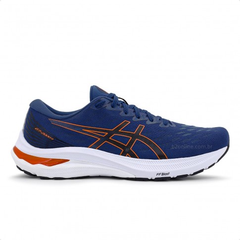 Tênis Asics GT 2000 11 Masculino Azul / Laranja