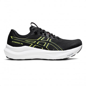 Tênis Asics Gt 2000 14 Masculino Preto / Amarelo