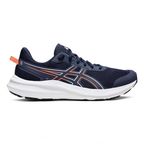 Tênis Asics Jolt 5 Masculino Marinho / Laranja