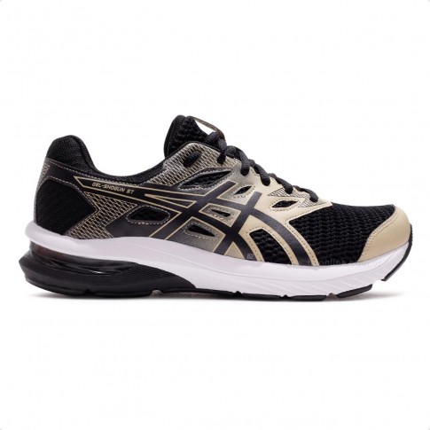 Tênis Asics Shogun ST Masculino Preto / Dourado