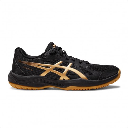 Tênis Asics Upcourt 6 Masculino Preto / Dourado