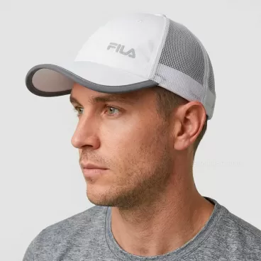 Boné Fila Trucker Fast Unissex Branco