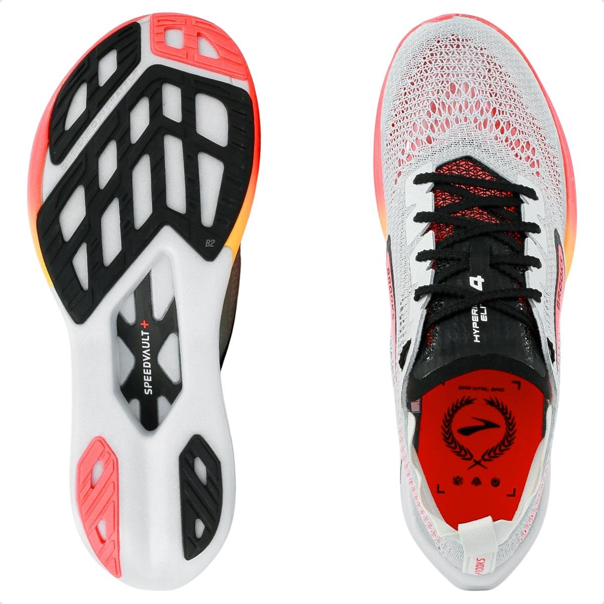 すぐったレディース福袋 Elite Hyperion Brooks Tênis 4 Coral / Cinza Unissex 陸上競技用具