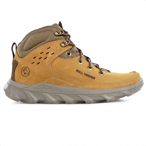 Bota Bull Terrier Cargo Masculina Amarelo / Verde