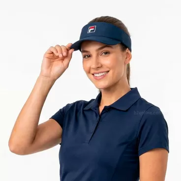 Viseira Fila Tennis Team Unissex Azul / Marinho