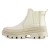 Bota Caterpillar Original Hardwear Chelsea Feminina Bege / Off White