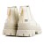 Bota Caterpillar Original Hardwear Chelsea Feminina Bege / Off White