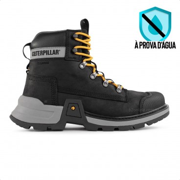 Bota Caterpillar Original Colorado Expedition WP Masculina Preto / Cinza