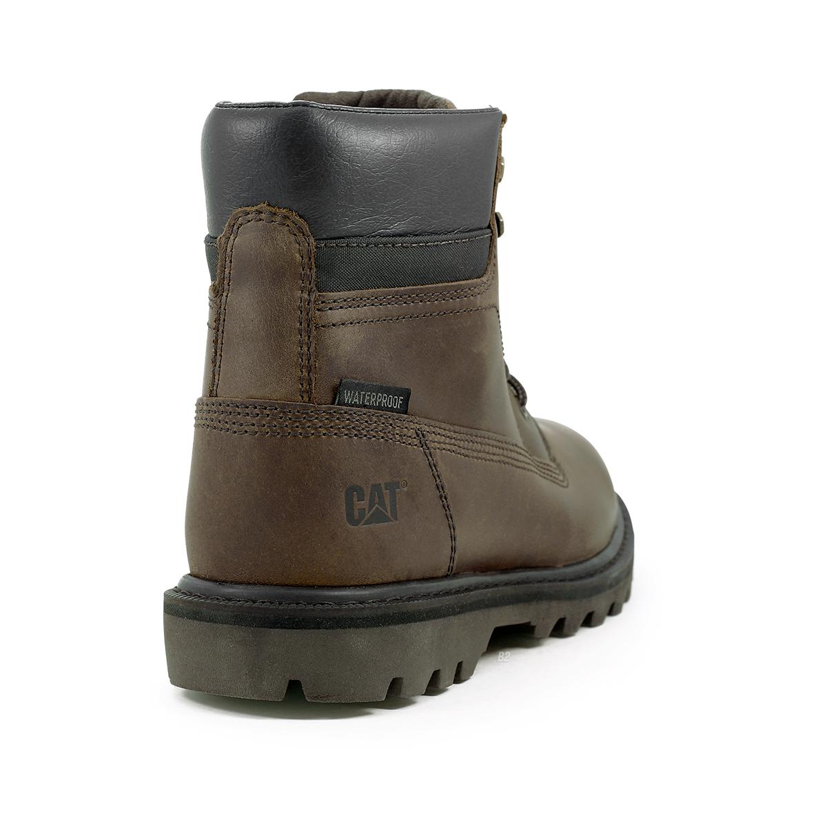 Bota Caterpillar Original Deplete Impermeável+WP Marrom