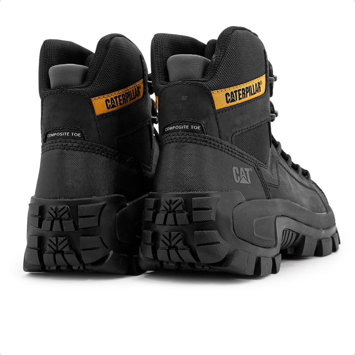 Bota Caterpillar Original Invader Hiker WP - Preta - CIA das BOTAS