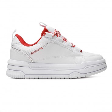 Tênis Chilli Beans Sneaker Gold Feminino Branco / Vermelho