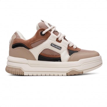 Tênis Chilli Beans Trend Feminino Bege / Marrom