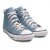Tênis Converse All Star Chuck Taylor Denim Cano Alto Feminino Azul Claro