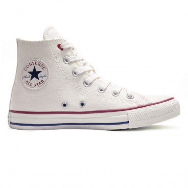 Tênis Converse All Star Chuck Taylor In Love Cano Alto Feminino Branco / Vermelho