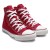Tênis Converse All Star Chuck Taylor In Love Cano Alto Feminino Vermelho
