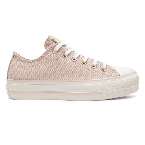 Tênis Converse All Star Chuck Taylor Lift Feminino Rosê / Bege
