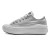 Tênis Converse All Star Chuck Taylor Move Cetim Cano Baixo Feminino Cinza / Branco