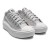 Tênis Converse All Star Chuck Taylor Move Cetim Cano Baixo Feminino Cinza / Branco