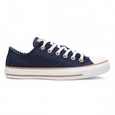 Tênis Converse All Star Chuck Taylor Ox Play On Fashion Feminino Marinho / Branco