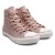 Tênis Converse All Star Chuck Taylor Peached Canvas Cano Alto Feminino Rose / Branco