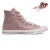 Tênis Converse All Star Chuck Taylor Peached Canvas Cano Alto Feminino Rose / Branco