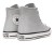Tênis Converse Chuck Taylor All Star Casual Cano Alto Feminino Prata / Branco