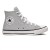Tênis Converse Chuck Taylor All Star Casual Cano Alto Feminino Prata / Branco