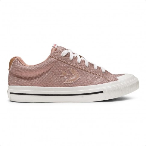 Tênis Converse Sport Casual Feminino Rosa / Branco