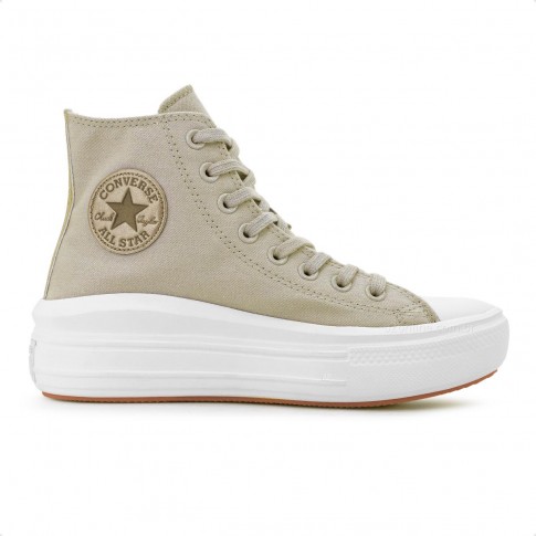 Tênis Cano Alto All Star Converse Chuck Taylor Plataforma Feminina