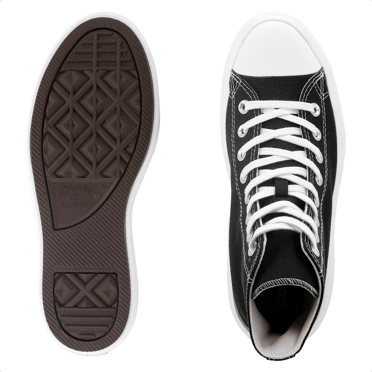 Tenis All Star Converse Feminino - Branco+Preto