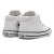 Tênis Converse All Star Chuck Taylor Madison Infantil Cano Médio Branco / Preto