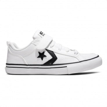 Tênis Converse All Star Pro Blaze Strap Infantil Branco / Preto