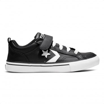 Tênis Converse All Star Pro Blaze Strap Infantil Preto / Branco