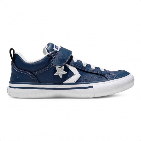Tênis Converse All Star Pro Blaze Strap Seasonal Synthetic Juvenil Marinho / Branco