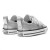 Tênis Converse Chuck Taylor All Star 2V Casual Infantil Prata / Branco