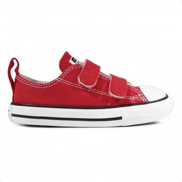 Tênis Converse Chuck Taylor All Star 2V Infantil Vermelho / Preto