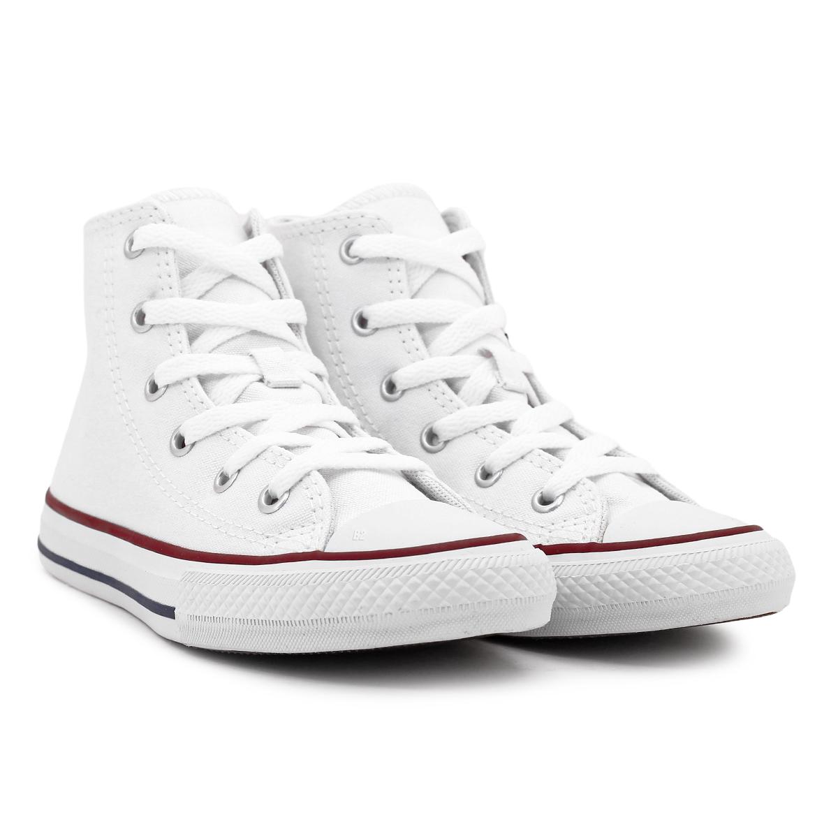 Tênis Converse Chuck Taylor All Star Juvenil Preto / Vermelho