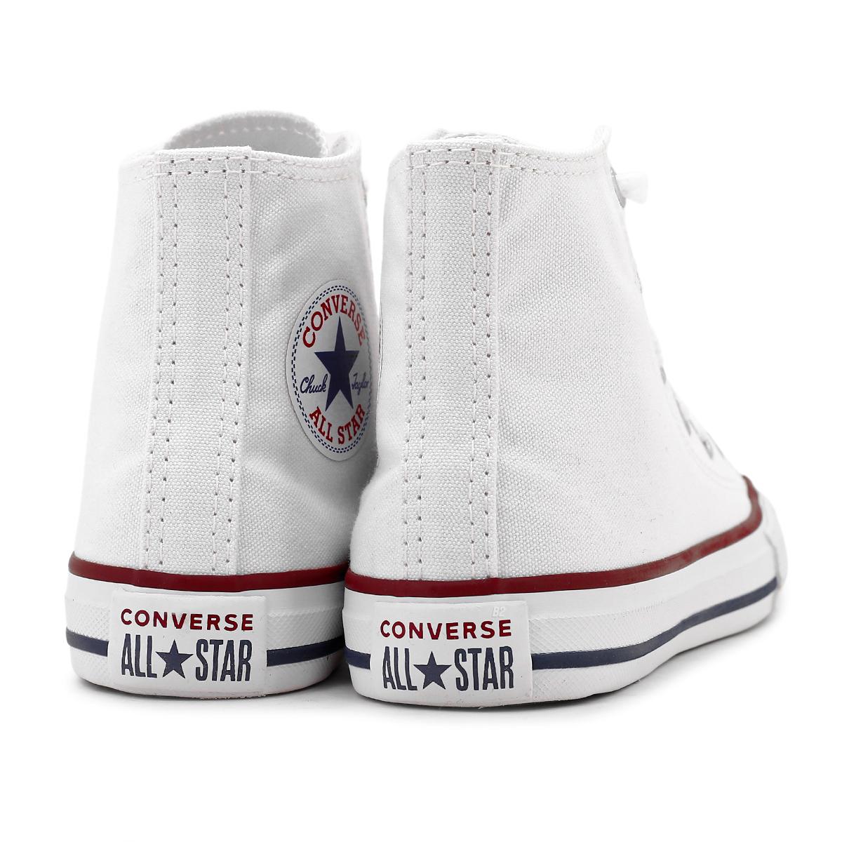 Tênis Cano Alto Converse Chuck Taylor All Star HI - Vermelho+Branco