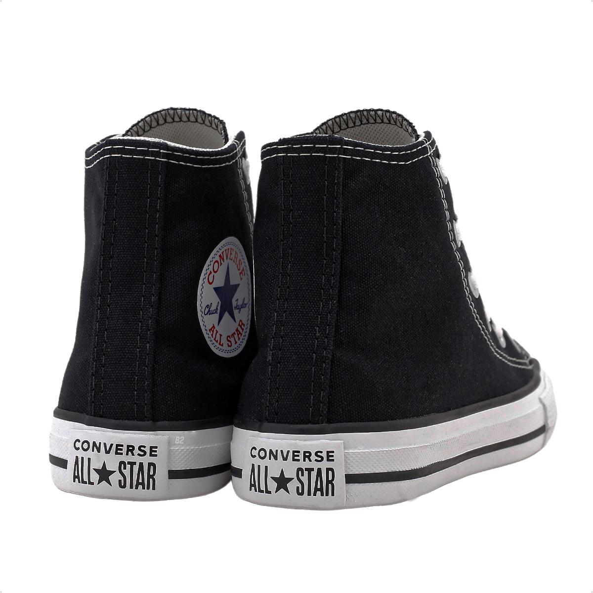 Tênis Converse All Star Preto/Preto Cano Alto