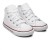 Tênis Converse Chuck Taylor All Star Canvas Cano Alto Juvenil Branco / Marinho