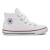 Tênis Converse Chuck Taylor All Star Canvas Cano Alto Juvenil Branco / Marinho