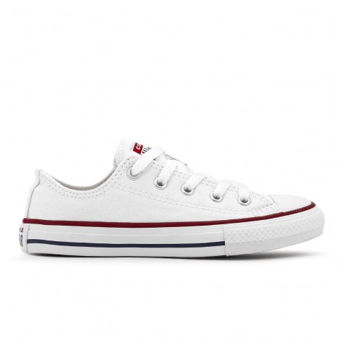 Tênis Converse Chuck Taylor All Star Juvenil Branco / Vermelho