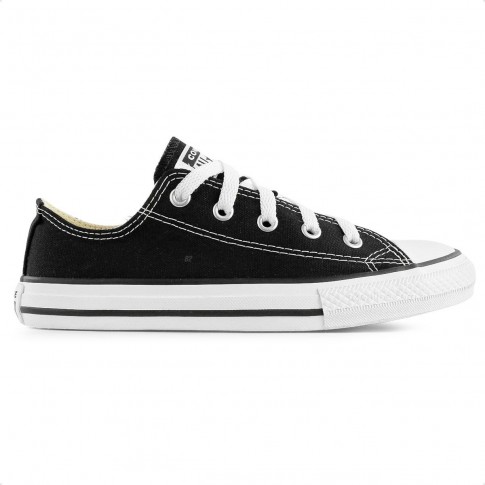 Tênis Converse Chuck Taylor All Star Juvenil Preto / Branco