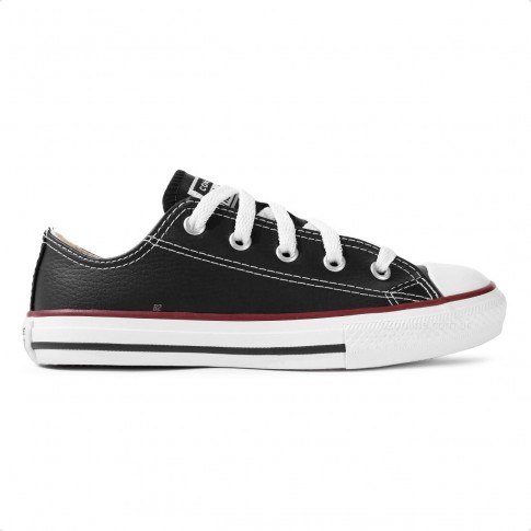 Tênis Converse Chuck Taylor All Star Juvenil Preto / Vermelho