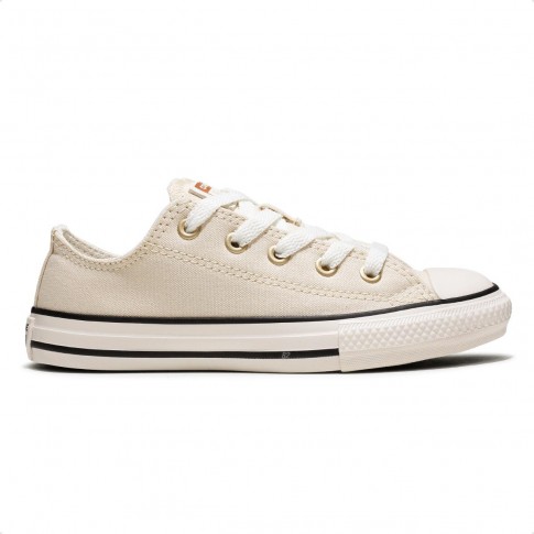 Tênis Converse Chuck Taylor All Star Juvenil Summer Metals Bege / Branco