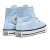 Tênis Converse Chuck Taylor All Star Juvenil Summer Metals Cano Alto Azul Claro