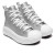 Tênis Converse Chuck Taylor All Star Move Holiday Disco Cano Alto Juvenil Prata / Branco