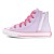 Tênis Converse Chuck Taylor All Star Side Zip Juvenil Lilas / Rosa