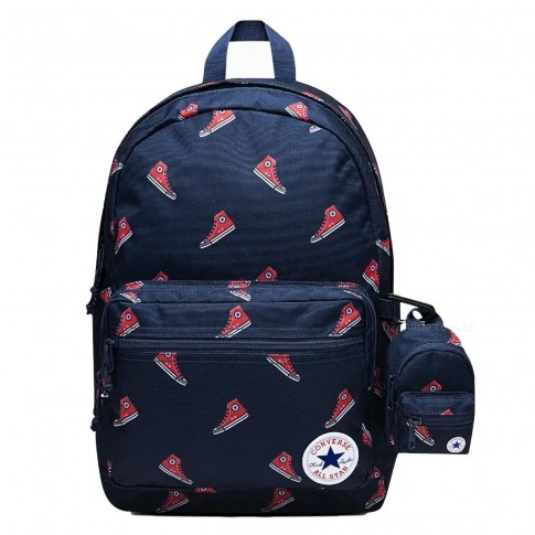 Mochila Converse All Star Go 2 Unissex Azul / Vermelho